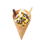 Super Cone Crispy White Chocolate Lemon Curd,Soft Ice Corner,Angelo